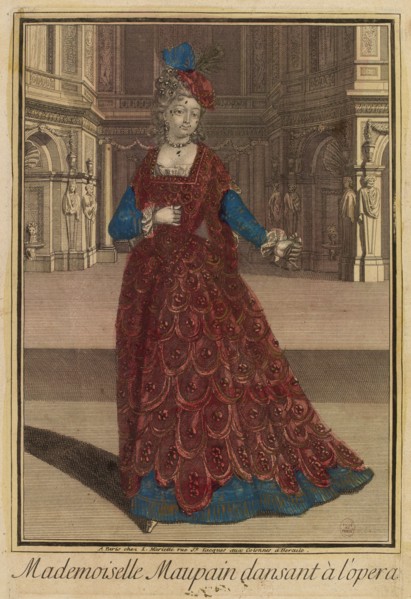 Mademoiselle Maupain dansant à l'opera, ca 1692-1700. Creator: Anonymous.