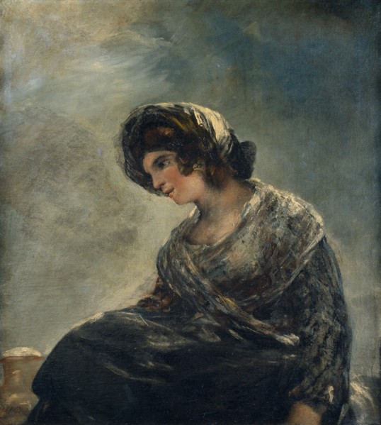 The Milkmaid of Bordeaux, 1825-1826. Creator: Goya, Francisco, de (1746-1828).