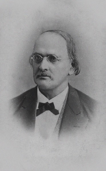 Portrait of the organist and composer Karl Emanuel Klitzsch (1818-1889). Creator: Anonymous.