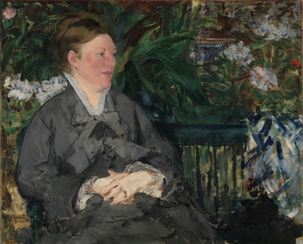Madame Manet in the Conservatory, 1879. Creator: Manet, Édouard (1832-1883).