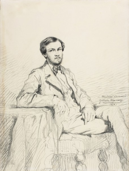 Portrait of the composer Eugène Lacheurié, 1852. Creator: Moreau, Gustave (1826-1898).