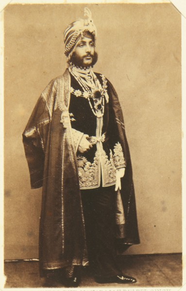 Portrait of Maharaja Duleep Singh (1838-1893), c. 1861. Creator: Anonymous.
