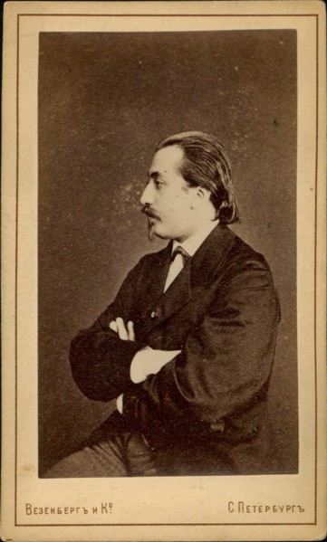Portrait of the violinist and composer Henryk Wieniawski (1835-1880). Creator: Photo studio Wesenberg.
