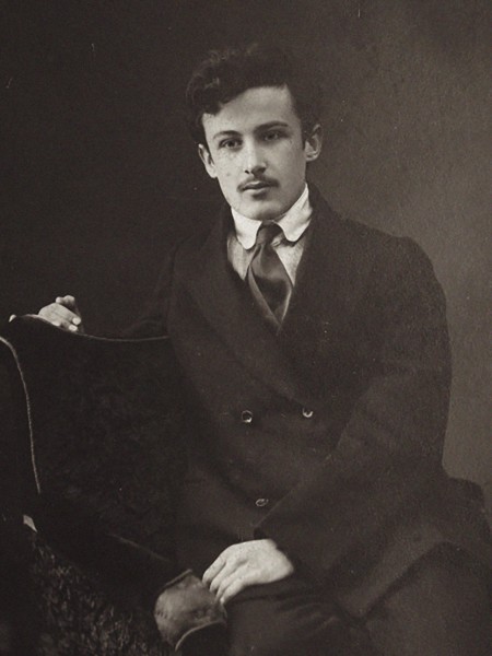 Portrait of the composer Joel (Yuliy Dmitrievich) Engel (1868-1927). Creator: Anonymous.