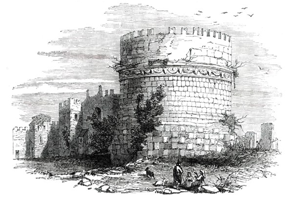 Tomb of Cecilia Metella - Rome, 1850. Creator: Unknown.