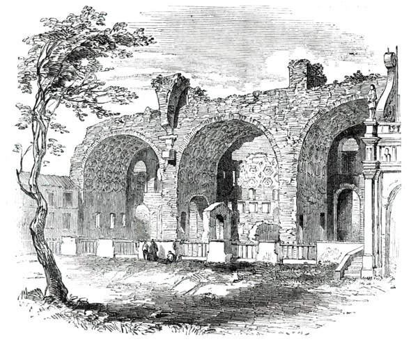 Basilica of Constantine - Rome, 1850. Creator: Unknown.