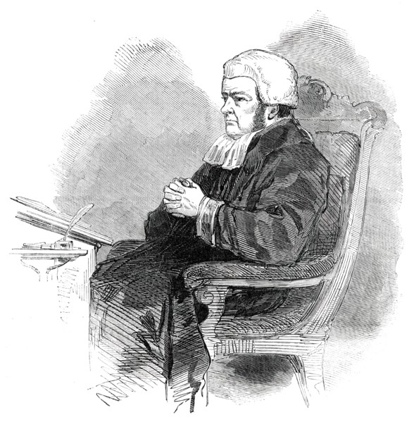 The Right Hon. Lord Truro, Lord High Chancellor, 1850. Creator: Unknown.