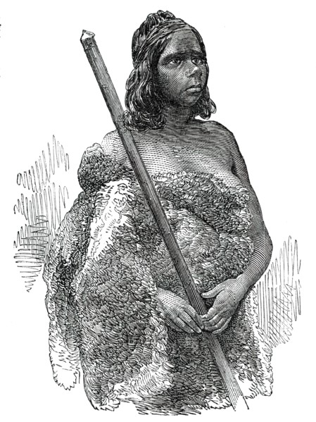 Lubra, a young Australian Woman, 1850. Creator: Unknown.
