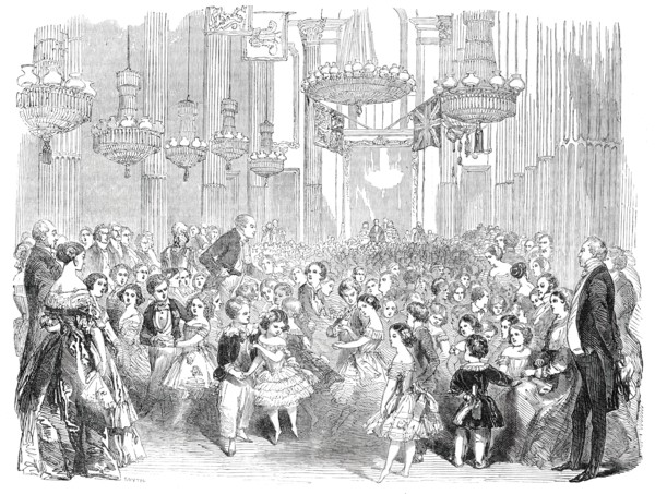 Juvenile Ball at the Mansion-House, on New Year's Eve, 1850. Creator: Unknown.