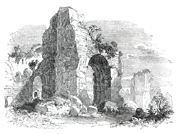Baths of Caracalla - Rome, 1850. Creator: Unknown.