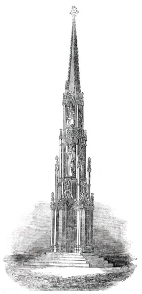 The New High Civic Cross, Bristol, 1850. Creator: Unknown.