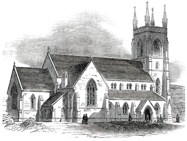 Christ Church, Pitsmoor, Sheffield, 1850. Creator: Unknown.