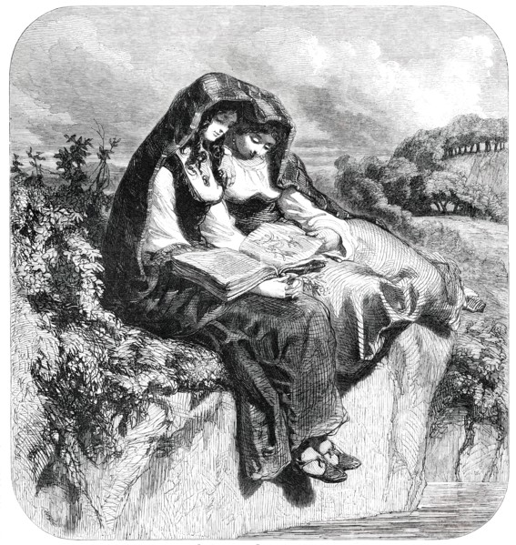 Sweet Summer Time - drawn by Gavarni, 1850. Creator: Unknown.