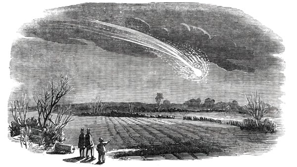 The Meteor, as seen from the Fulham-Road, 1850. Creator: Unknown.