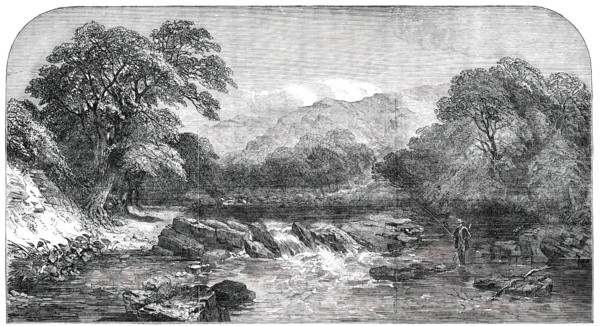 A Westmoreland Trout-Stream - painted by H. Jutsum, 1850. Creator: Unknown.