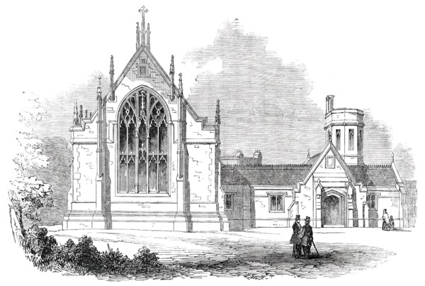 Chapel of the Consumption Hospital at Brompton, 1850. Creator: Unknown.