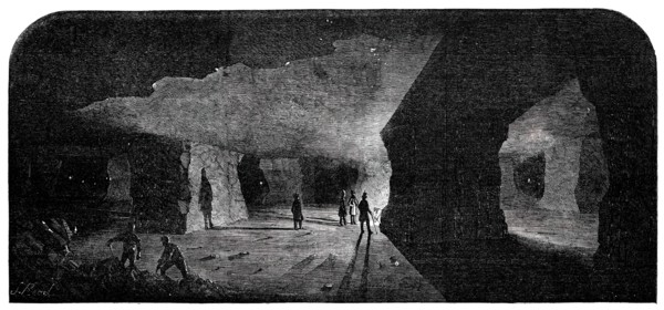 The Marston Salt-Pit, 1850. Creator: S Read.