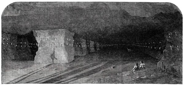 Regent-Street - Marston Salt-Pit, 1850. Creator: S Read.