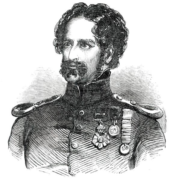 Col. Chatterton, M.P. for Cork, 1850. Creator: Unknown.