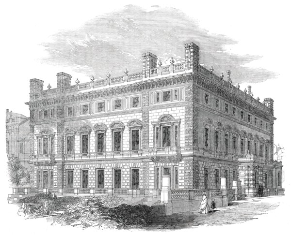 Bridgewater House - architect, Charles Barry, Esq., R.A., 1850. Creator: Unknown.