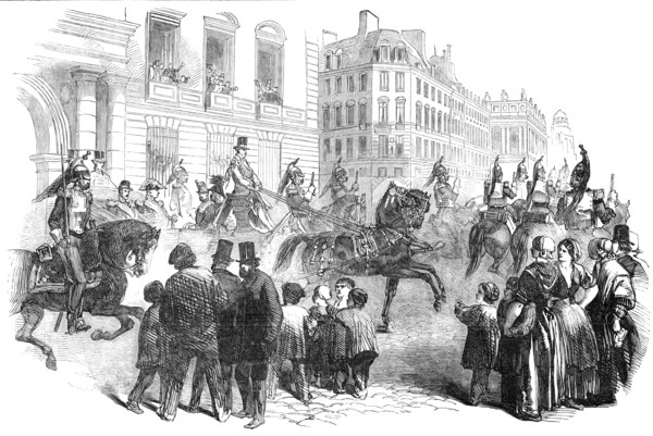 Visit of the President Louis Napoleon to the Garrison of Paris, 1850. Creator: Unknown.