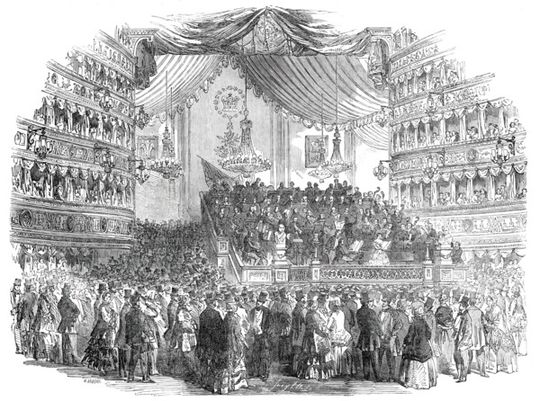 National Concert at Her Majesty's Theatre, 1850. Creator: Smyth.