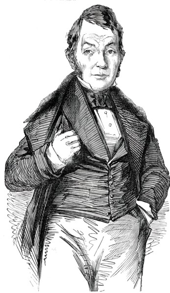 The late Mr. Wombwell, 1850. Creator: Unknown.