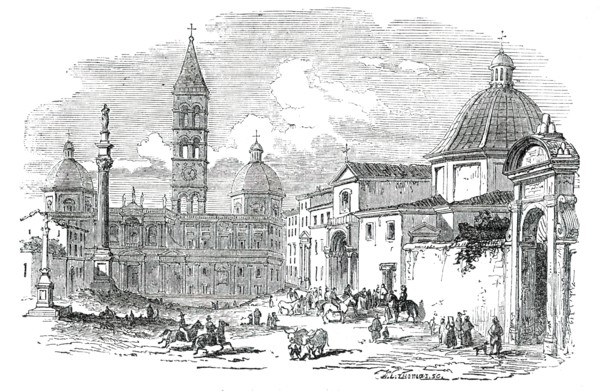 Santa Maria Maggiore - Rome, 1850. Creator: Unknown.