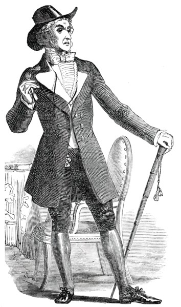 Mr. J. Wallack as Dr. Petgoose, in the New Play of the "Catspaw" at the Haymarket Theatre, 1850. Creator: Unknown.