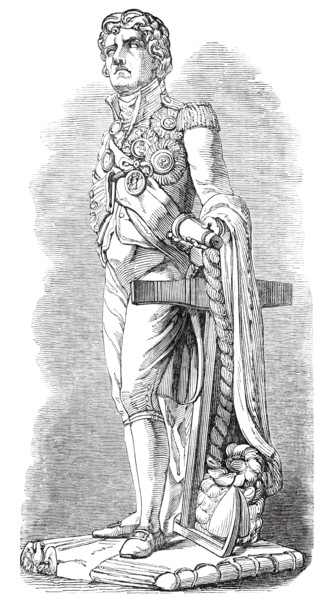 Colossal Statue of Lord Nelson, 1850. Creator: Unknown.