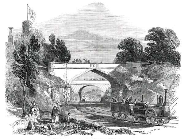The Cork, Blackrock, and Passage Railway, Dundanion, 1850. Creator: Unknown.