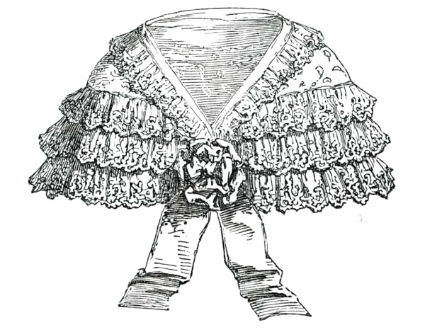 Paris Fashions for June - Pelerine, 1850. Creator: Unknown.