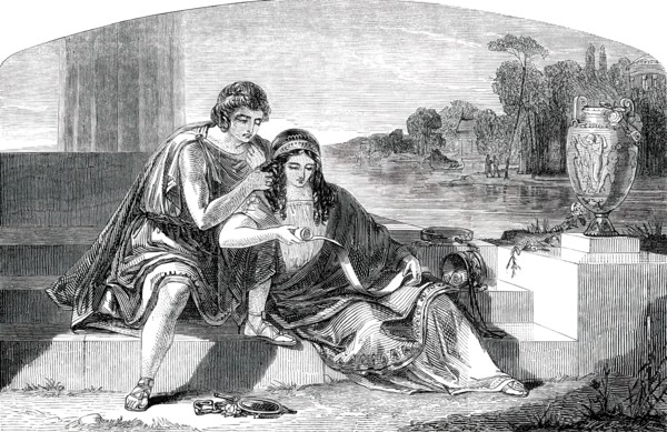 Scene from Moore's 'Epicurean'..., 1850. Creator: Unknown.