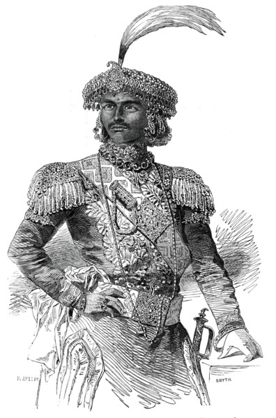 His Excellency Jung Bahadoor, Ambassador from the Court of Nepaul, 1850. Creator: Unknown.