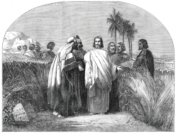 Christ with the Disciples in the Corn-Field..., 1850. Creator: Unknown.