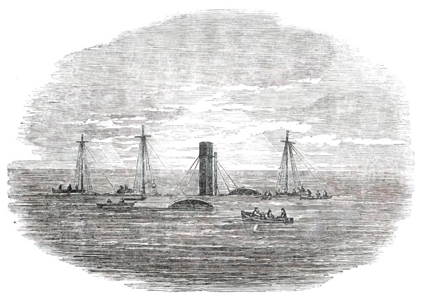 Wreck of the "Orion" at Low Water, 1850. Creator: Unknown.