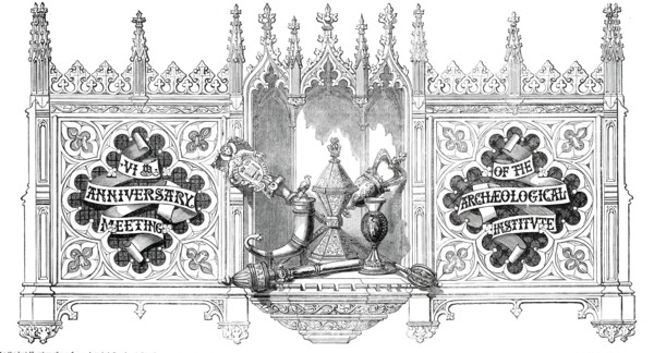 VIth Anniversary Meeting of the Archaeological Institute, 1850. Creator: Unknown.