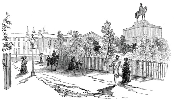 Constitution Hill, London, 1850.  Creator: Unknown.