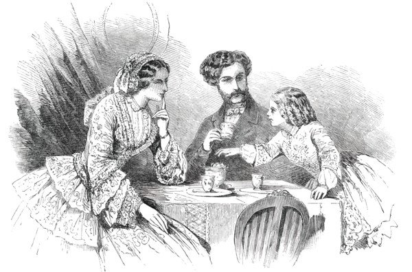 Paris Fashions for July - Morning Dress, 1850. Creator: Unknown.