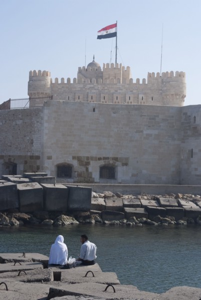 Fort and Harbour, Alexandria, Egypt, 2007. Creator: Ethel Davies.