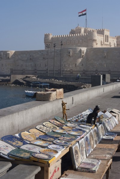 Fort and Harbour, Alexandria, Egypt, 2007. Creator: Ethel Davies.