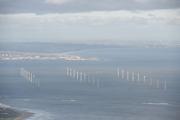 Teesside Wind Farm, Redcar and Cleveland, 2015. Creator: Dave MacLeod.