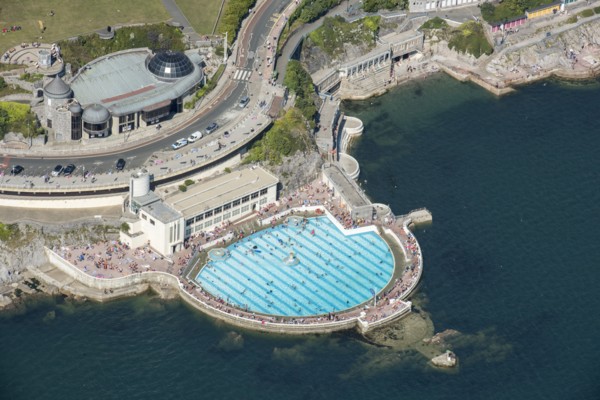 Tinside Lido, Plymouth, Devon, 2016. Creator: Damian Grady.