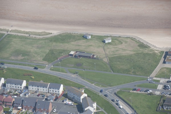 Coastal artillery battery on Blyth Links, Northumberland, 2016. Creator: Dave MacLeod.