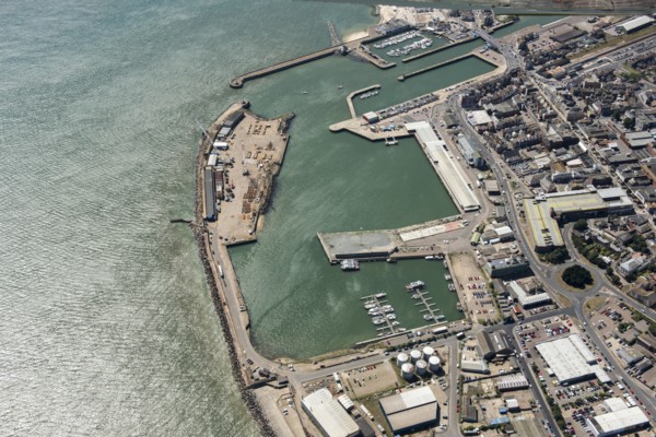 The harbour, town and High Street Heritage Action Zone, Lowestoft, Suffolk, 2016. Creator: Damian Grady.