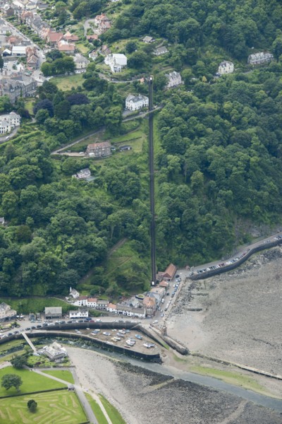 Lynton and Lynmouth Cliff Railway, Devon, 2016. Creator: Damian Grady.