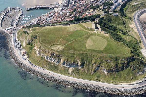 Scarborough Castle, North Yorkshire, 2018. Creator: Emma Trevarthen.