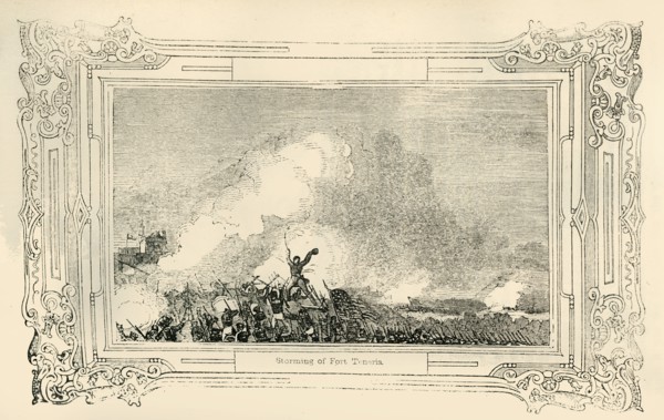 'Storming of Fort Teneria', 1849. Creator: Unknown.