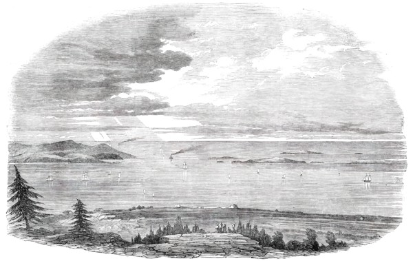 Louisburg Harbour, Cape Breton, 1850. Creator: Unknown.