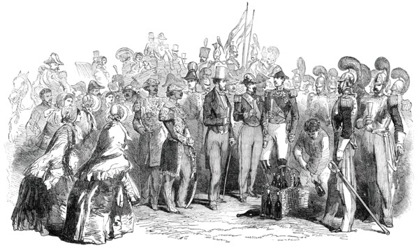 Scene at the Grand Review at Versailles, 1850. Creator: Unknown.